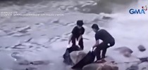 Bangkay ng lalaking may mga saksak sa dibdib, natagpuan sa Pinugay River sa Antipolo 