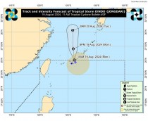 Tropical Storm Dindo now out of PAR — PAGASA 